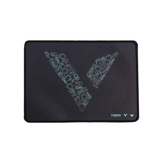 66 RAPOO VP410 Medium Black Gaming Mousepad - Image 1