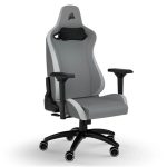 Corsair TC200 Soft Fabric-Light Grey-White Gaming Chair - Image 2