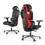 Gaming Chair Eureka TYPHON Red Hybrid - Image 2