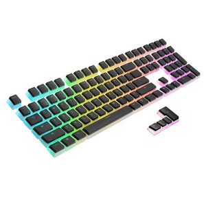 Redragon A130 Black 104 Keys Standard Doubleshot PBT Pudding Keycaps