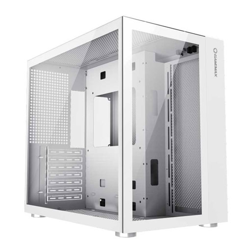 88E GameMax Infinity Mid Tower White Gaming Computer Case - Image 1