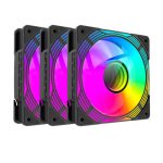 Gamemax KF300R BK 3-in-1 ARGB Computer Case Fan - Image 2