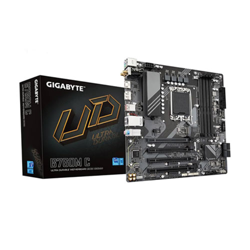 14E GigaByte B760M C DDR5 LGA 1700 Micro ATX Motherboard - Image 1