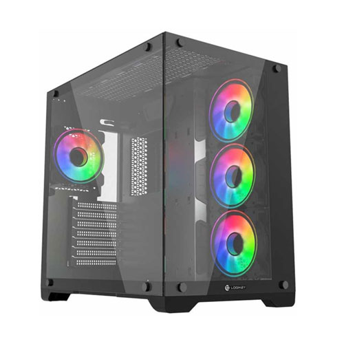 19E Logikey LK-C584B Gaming Computer Case - Image 1