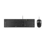 Genius SLIMSTAR C126 WIRED SLIM MULTIMEDIA Keyboard and Mouse