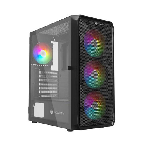 65e Logikey LK-C444B Gaming Computer Case - Image 1
