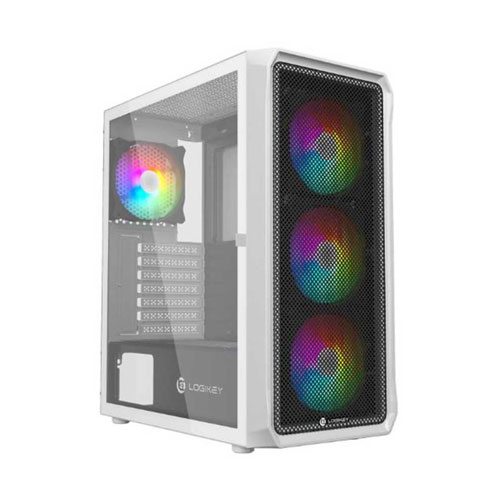 70e Logikey LK-C434BW Gaming Computer Case - Image 1