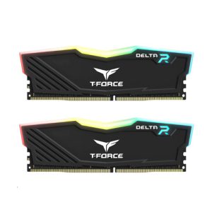 Ram Desktop DDR4 Dual Channel 3200 MHz CL16 DELTA RGB Team Group Capacity 16 Gigabytes