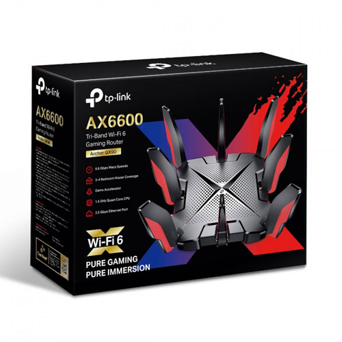 26e TP-Link Archer GX90 AX6600 Tri-Band Wi-Fi 6 Gaming Router - Image 1
