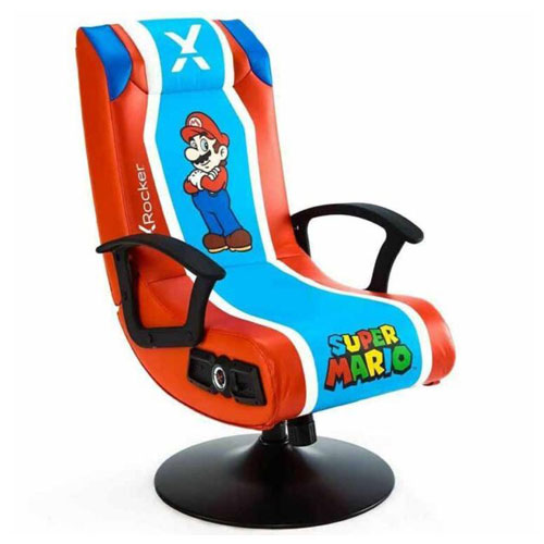848-e X Rocker Nintento Mario Pedestal Gaming chair - Image 1