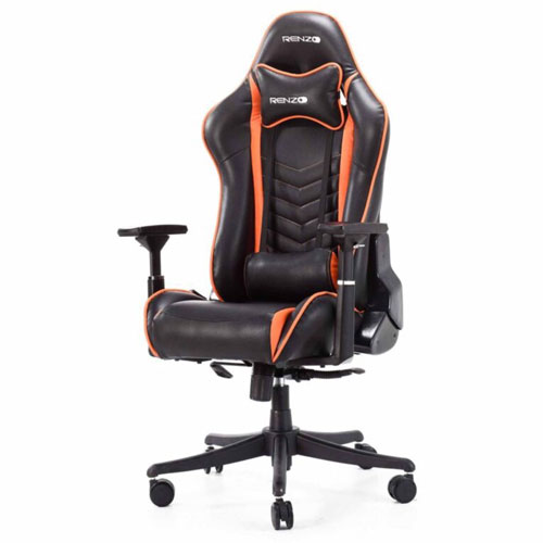 857-e Gaming Chair Renzo Orange - Image 1