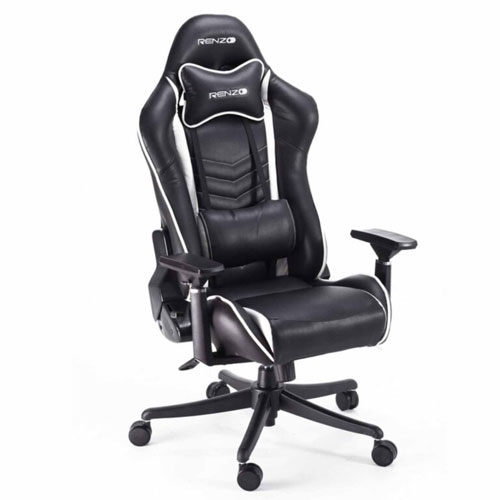 859-e Gaming Chair Renzo White - Image 1