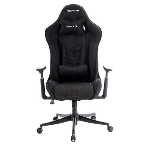 888-E Gaming Chair Renzo FABRIC Black - Image 1