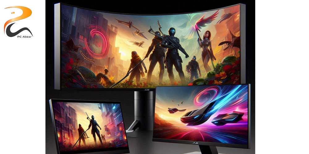 تصویر مانیتور گیمینگ ایسوس مربوط به مقاله بررسی 5 مورد از بهترین مانیتورهای ایسوس ASUS در سال 2024