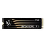 MSI SPATIUM M480 PRO PCIe 4.0 NVMe M.2 2280 4TB Internal Solid State Drive