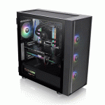 ThermalTake H570 TG ARGB Mid Tower Black Case - Image 3