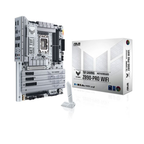 96e ASUS TUF Gaming Z890-PRO Wi-Fi DDR5 LGA-1851 ATX Motherboard - Image 1