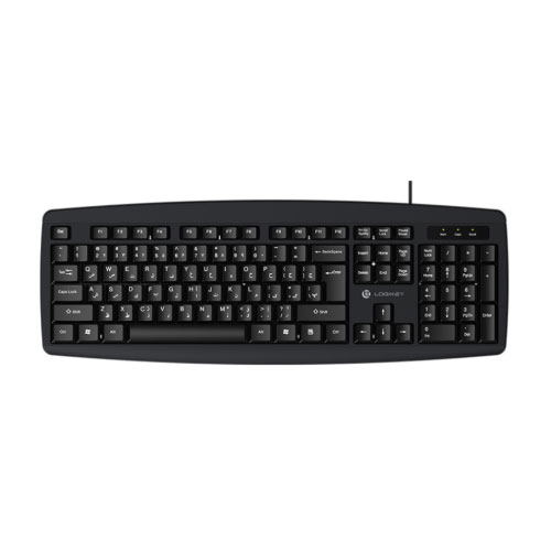 86E Logikey K113B Wired Keyboard - Image 1