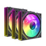 Gamemax FN12A S3I Black 3-in-1 ARGB Computer Case Fan
