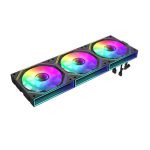 Gamemax FN12A S3I Black 3-in-1 ARGB Computer Case Fan - Image 2