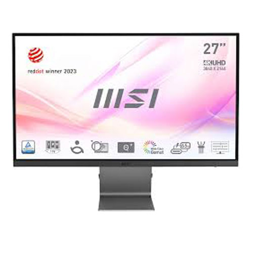 168-e MSI Modern MD271UL 27 Inch 4K (UHD) 4ms (GtG) 60Hz IPS Flat Business Productivity Monitor - Image 1