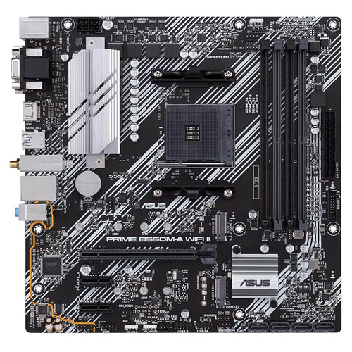 177-e ASUS PRIME B550M-A WIFI II Micro ATX Motherboard - Image 1