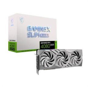 MSI GeForce RTX 4080 Super 16GB Gaming X Slim White Graphics Card
