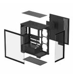Deepcool CG580 Black Mid Tower Gaming Computer Case - Image 5