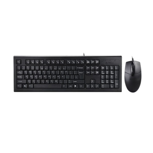 50E A4tech KR-8572S Wired Desktop Keyboard and Mouse - Image 1