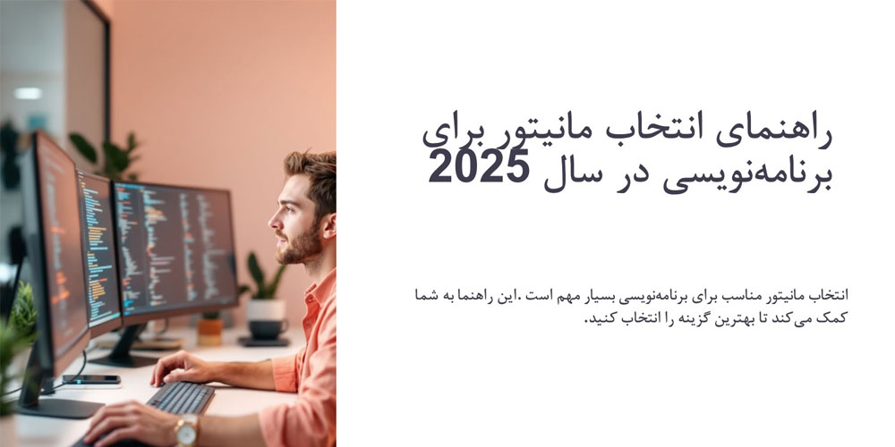 تصویر اینفوگرافیک درباره بهترین مانیتور برنامه نویسی