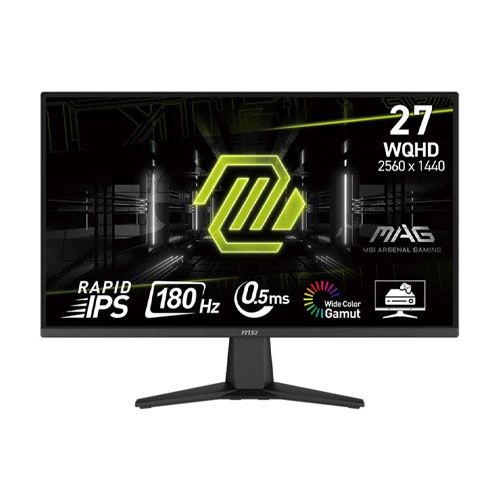 15m MSI MAG 275QF 27 Inch WQHD 180Hz Flat Gaming Monitor - Image 1
