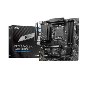 MSI PRO B760M-A WIFI DDR4 mATX LGA1700 Motherboard