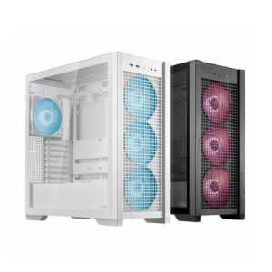 ASUS TUF Gaming GT302 ARGB Black & Withe Mid Tower Gaming Case
