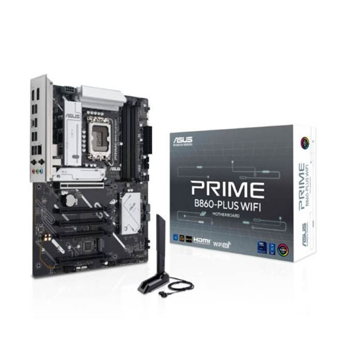 93q ASUS PRIME B860-PLUS WIFI DDR5 LGA1851 Motherboard - Image 1