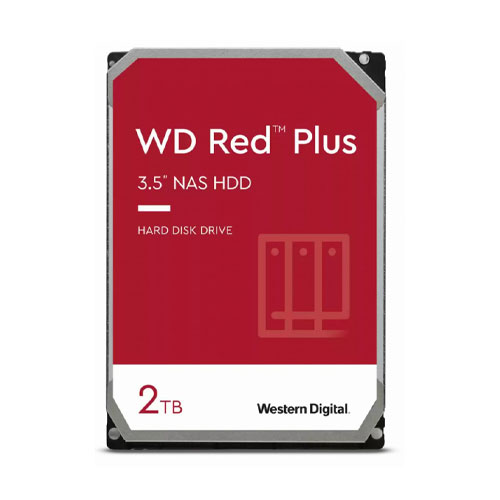 31u Western Digital WD20EFPX Red Plus 2TB 256MB Cache SATA III Internal HDD - Image 1