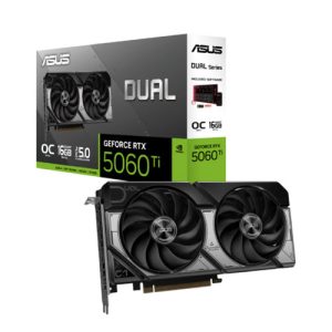 ASUS Dual GeForce RTX 5060 Ti 16GB GDDR7 OC Edition Graphics Card