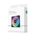 Deep Cool FD12 ARGB Black Gaming Computer Case Fan - Image 3