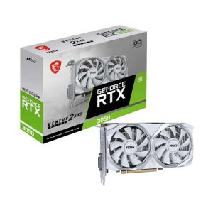 MSI GeForce RTX 3050 VENTUS 2X XS 8GB OC WHITE GDDR6 Graphics Card