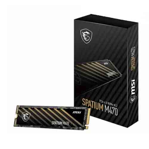 3M MSI Spatium M470 2TB M.2 2280 NVME Internal SSD Drive - Image 1