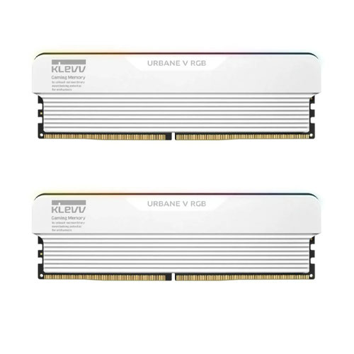 81i KLEVV Urbane V RGB 48GB (24×2) 6400MHz CL32 DDR5 Dual Channel Desktop RAM - Image 1