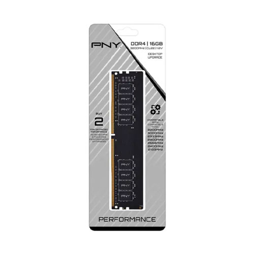 97i PNY Performance 16G 3200MHz CL22 DDR4 Single Desktop RAM - Image 1
