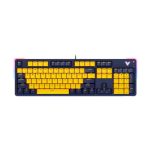 Rapoo V500PRO (Yellow-Grey-Green) Backlit Mechanical Gaming Keyboard - Image 3
