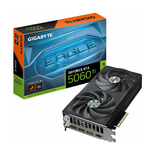 17f GIGABYTE GeForce RTX™ 5060 Ti EAGLE OC 16G GDDR7 Graphics Card - Image 1