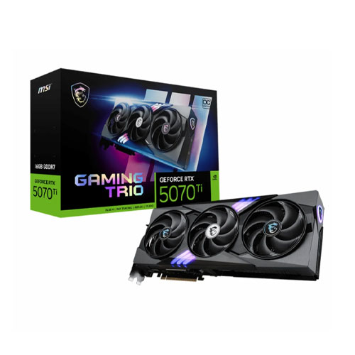 19h MSI RTX 5070 Ti GAMING TRIO OC 16GB Graphics card - Image 1