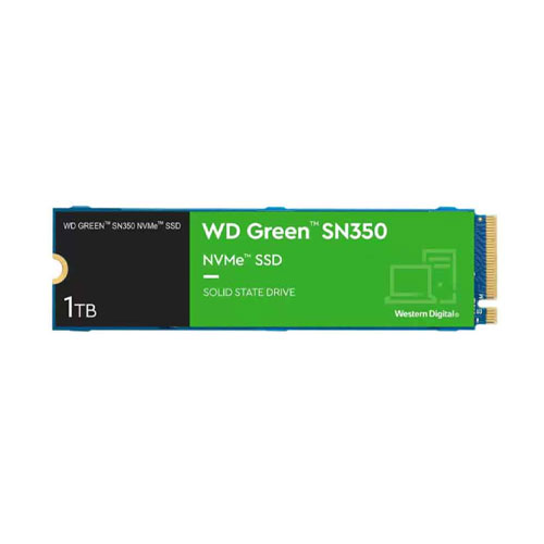 1f Western Digital Green SN350 M.2 2280 NVMe 1TB Internal SSD - Image 1