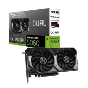ASUS Dual GeForce RTX 5060 8GB GDDR7 OC Edition Graphic Card