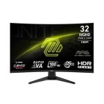 MSI MAG 325CQF 31.5 Inch WQHD 0.5ms 180Hz Rapid VA Curved Gaming Monitor