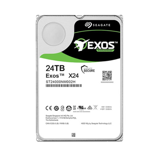 91f Seagate Exos X24 24TB SATA 6Gb/s 7200RPM ST24000NM002H - Image 1
