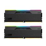 KLEVV CRAS V RGB 32GB Dual 6400MHz CL30 DDR5 Obsidian Black Desktop Ram