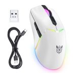 Onikuma CW928 RGB Transparent Wireless Gaming Mouse - Image 3